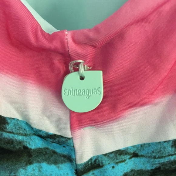 Swimsuit one piece Anthropologie woven open back s - Picture 4 of 6